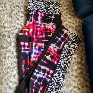 Material girl workout leggings in multi colored 🥰🥰